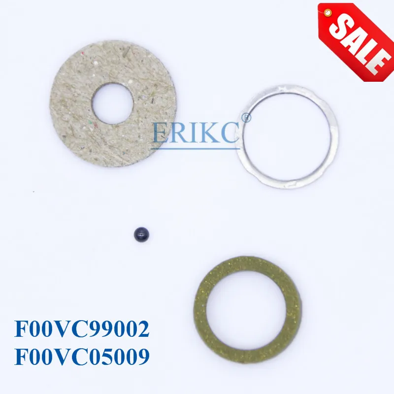 

ERIKC Repair Kit Gasket F00VC99002 Ceramic Ball Diameter 1.50mm F00VC05009 CR Injector for Bosch 110 Series 4 Cylinder 10bag/lot