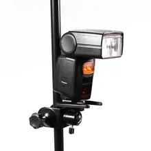 photography U Clamp clip with Ballhead Holder stand for Camera Speedlite flash on Table Pole for photographic