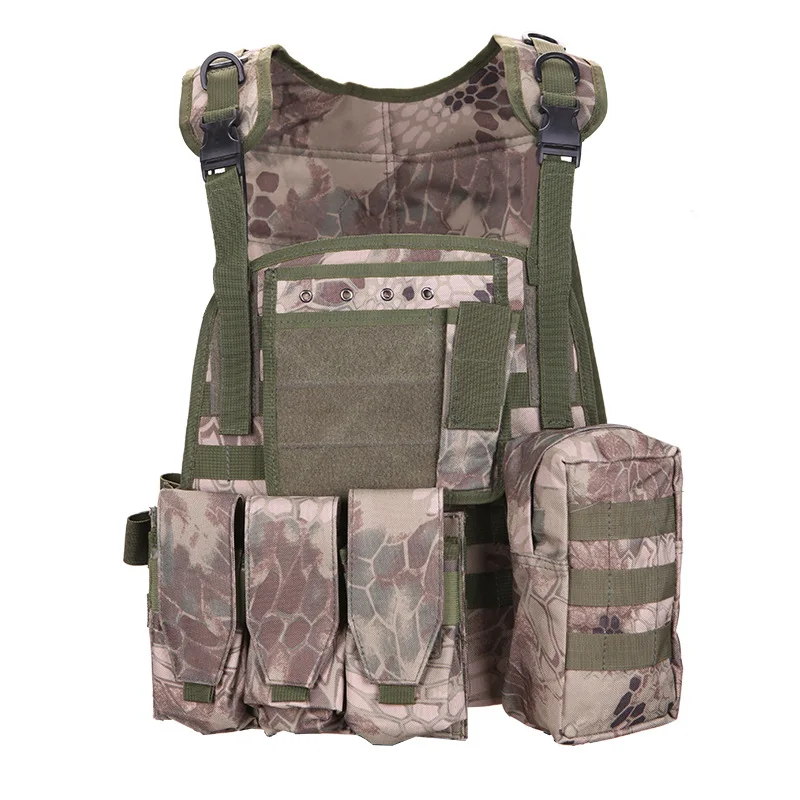 Military Training Body Protection Camouflage Tactical Vest Jungle Outdoor Shooting Paintball CS