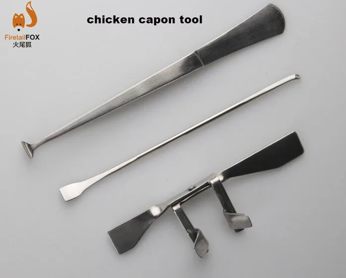 caponizační sada kuřecích pásek z nerezové oceli Capon nůž nástroje 250 gramů -500 gramů kuře