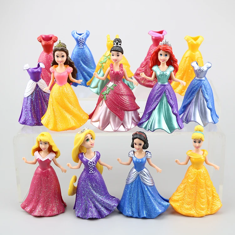 Disney Princess Toys 14pcs/Lot 8cm Pvc Action Figure Snow Shite Frozen Elsa Set Princess Doll Toys Birthday Gift For Childrens Disney Princess Toys 14pcs/Lot 8cm Pvc Action Figure Snow Shite Frozen Elsa Set Princess Doll Toys Birthday Gift For Childrens