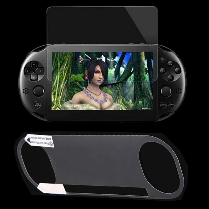 Закаленное стекло передняя+ задняя прозрачная защитная пленка для sony playstation psv ita PS Vita psv 2000 Slim