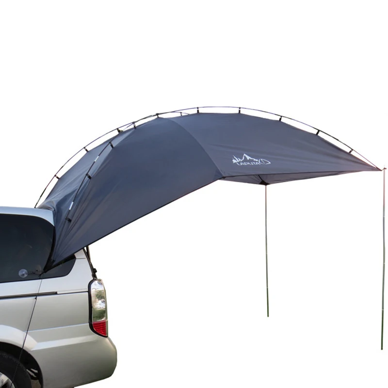 

5-8 Person Outdoor Car Tent Double Layer Anti UV Waterproof Folding Car Awning Tent Tarp Sun Shelter for Fishing Travel Camping