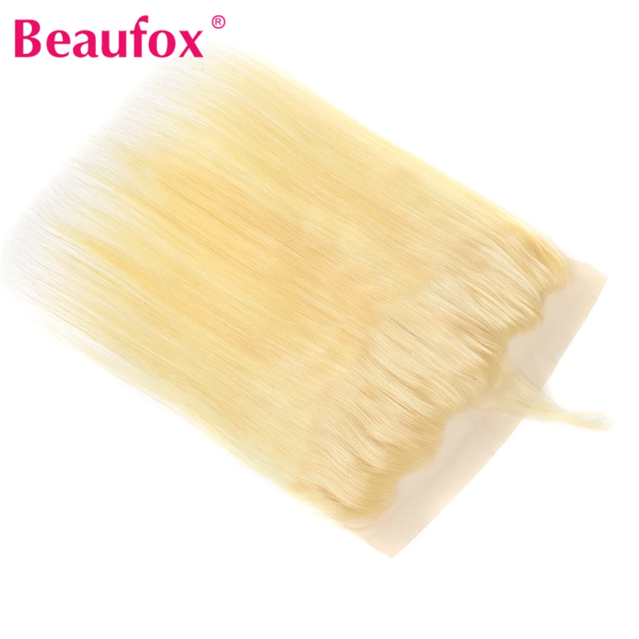 Beaufox 613 Blonde Bundles With Frontal Closure Peruvian Straight Human Hair 3 Bundles With Closure 13*4 Lace Frontal Remy Hair Beaufox 613 Blonde Bundles With Frontal Closure Peruvian Straight Human Hair 3 Bundles With Closure 13*4 Lace Frontal Remy Hair