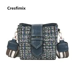 Cresfimix bolsa femininas Женские повседневные сумки высокого качества маленькие сумки через плечо женские крутые сумки a8101