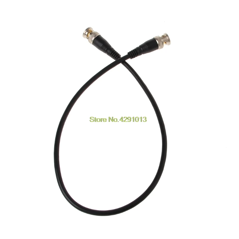BNC штекер-штекер никелированный прямой обжимной RG58 переходник для пигтейлов/проводов кабель 0,5 м Прямая поставка поддержка