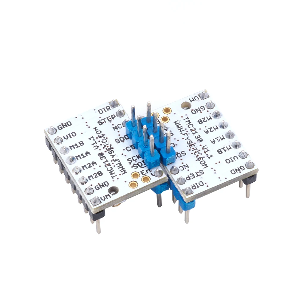 4 X TMC2130 V1.1 для SPI Функция Stepstick Драйвер шагового двигателя постоянного тока с радиатором ультра-тихий вентилятор против TMC2100 TMC2208 TMC2130 V1.0