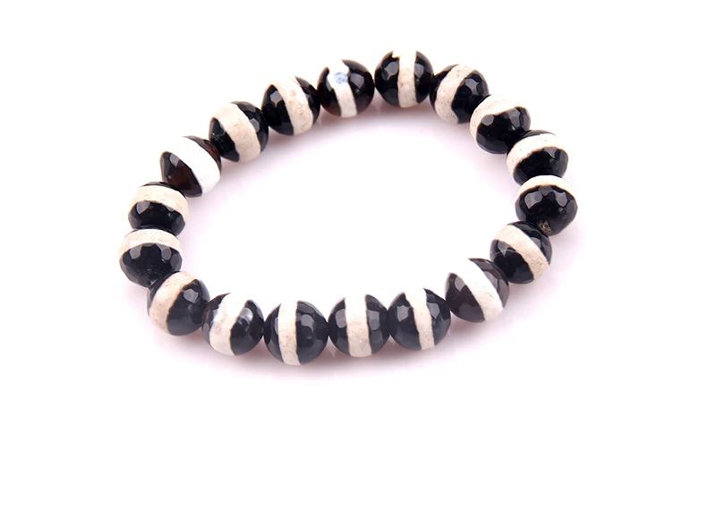

2016 New Brand Trendy Charm Bracelets Men Natural white Agate crystal Stone Beads For Women Men Jewelry hombres CCHGM Bracelet