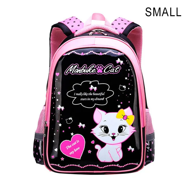 Детский рюкзак с изображением принцессы кошки; школьные сумки для девочек; Детский рюкзак с рисунком; детский школьный рюкзак; Mochilas Escolares Infanti - Цвет: 006