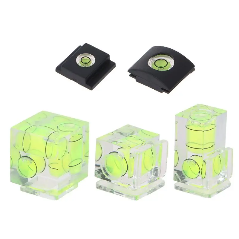 

Camera Bubble Hot Shoe Spirit Level Mount 3 Axis 2 Axis 1 Axis for DSLR Film Cam Canon Olympus