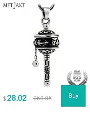 MetJakt Форсаж мужской свинцовый крест ожерелье с фианитами и 55 см Серебряная коробка цепь Твердые стерлингового серебра 925 Ожерелье для унисекс