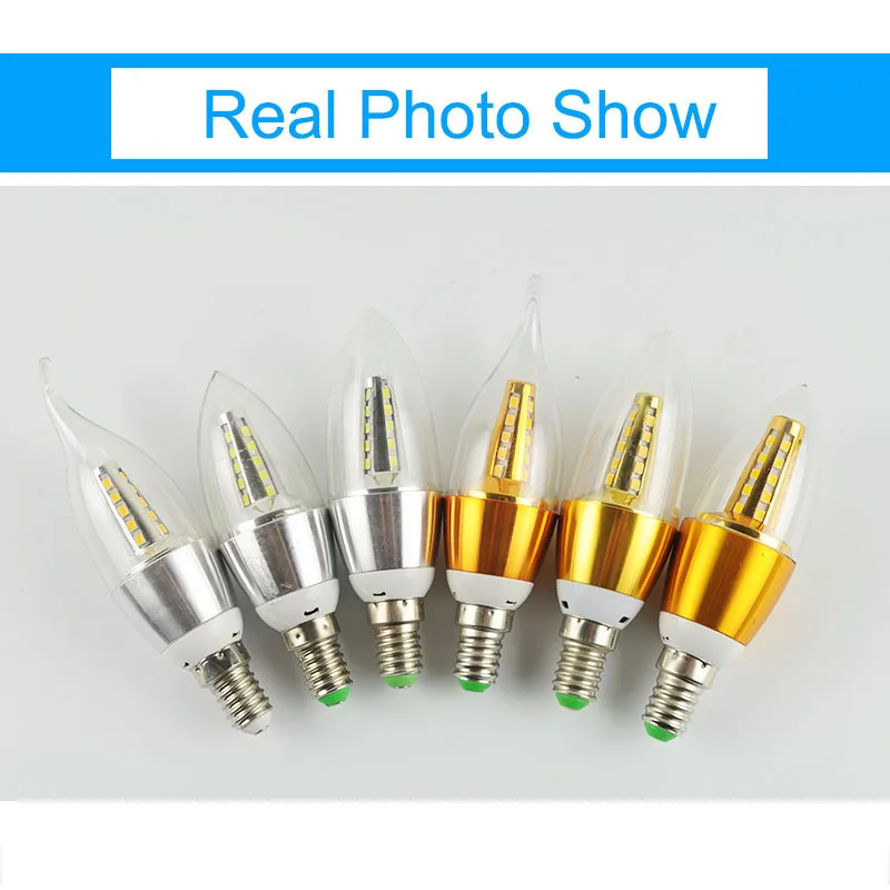 GreenEye 6Pcs E14 LED Candle Bulb Light 7w 9w Aluminum LED Lamp 220V Golden Silver Cool Warm White Ampoule Lampara Vintage Retro GreenEye 6Pcs E14 LED Candle Bulb Light 7w 9w Aluminum LED Lamp 220V Golden Silver Cool Warm White Ampoule Lampara Vintage Retro