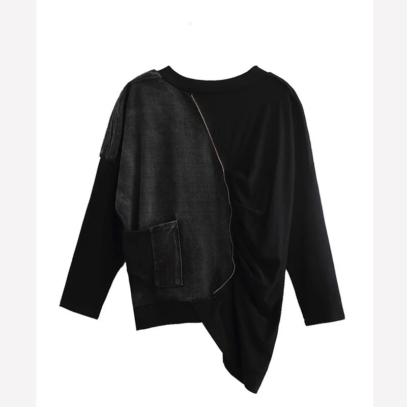 Кроп Топ женский в стиле панк с V образным вырезом|harajuku camiseta|camiseta brandcamiseta fashion |