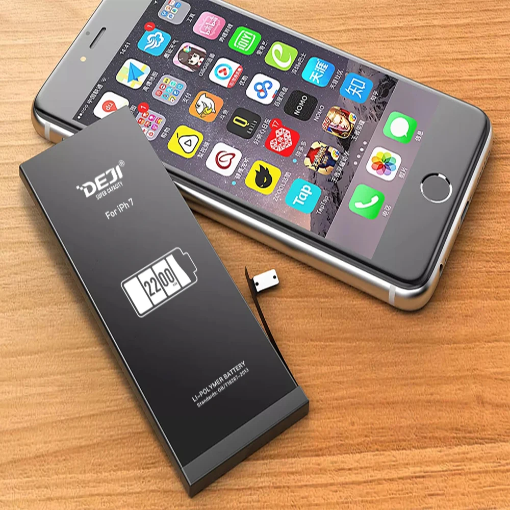 Оригинальный литий полимерный аккумулятор высокой емкости DEJI для iPhone 7/7G