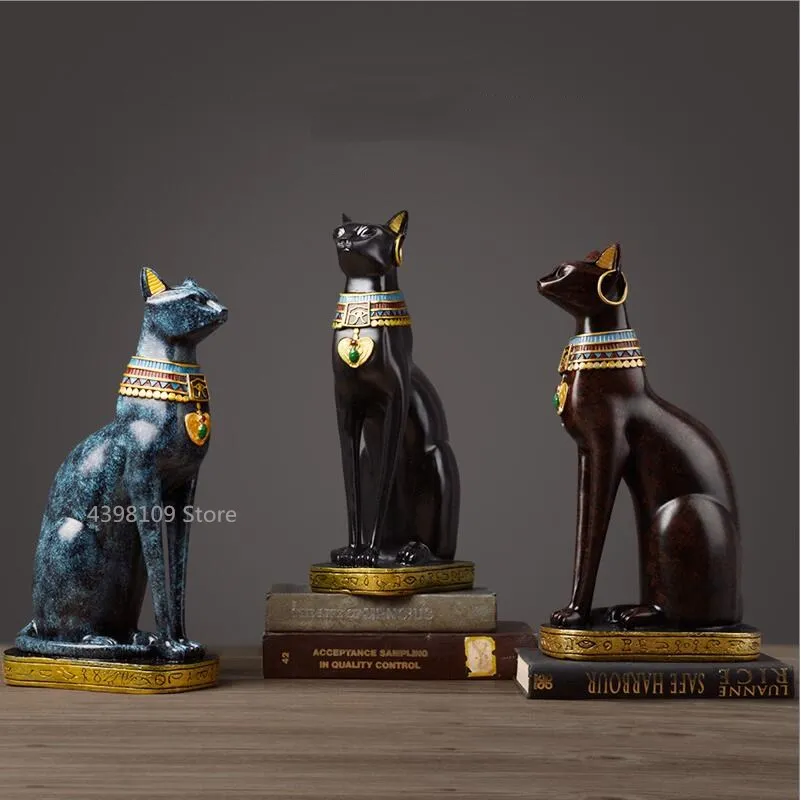 

Egypt Lucky Cat Decoration Decoration Nordic Living Room Study Cute Totoro Crafts Decoration Housewarming Gifts