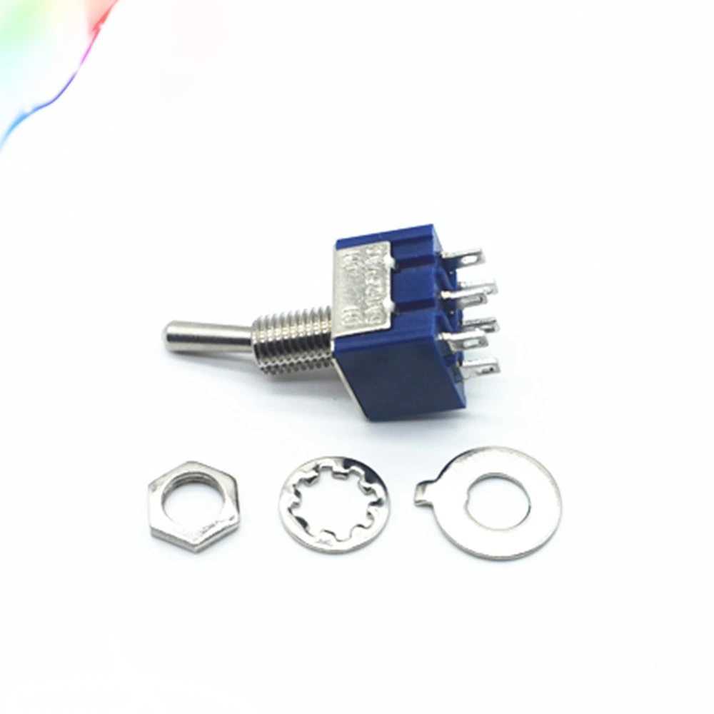 

5pcs 2 Position 2P2T DPDT ON-ON Miniature Mini Toggle Switch