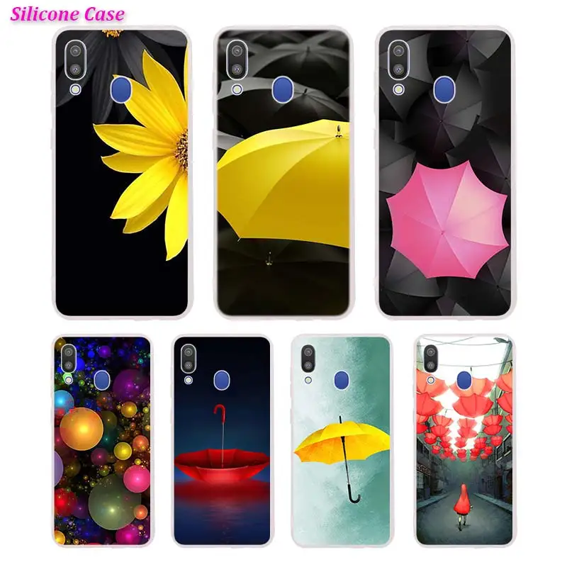 

Silicone Phone Case Find my umbrella Printing for Samsung Galaxy A70 A50 A40 A30 Phone bag Cover