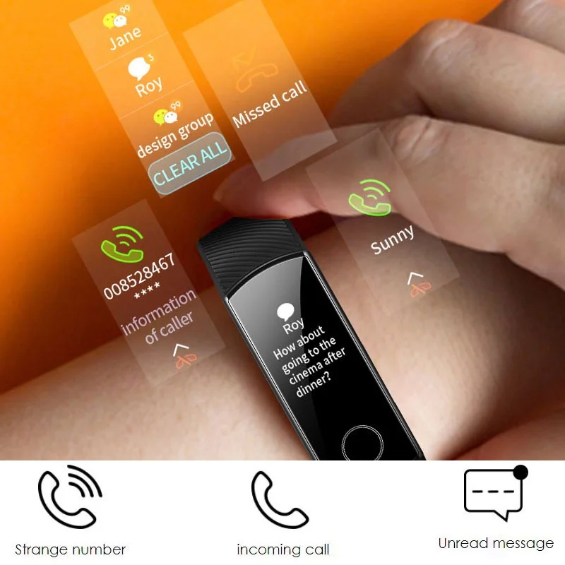 Браслет HONOR Band 4, умный фитнес-браслет, трекер, спортивный браслет, трекер активности в реальном времени, смарт-носимые устройства