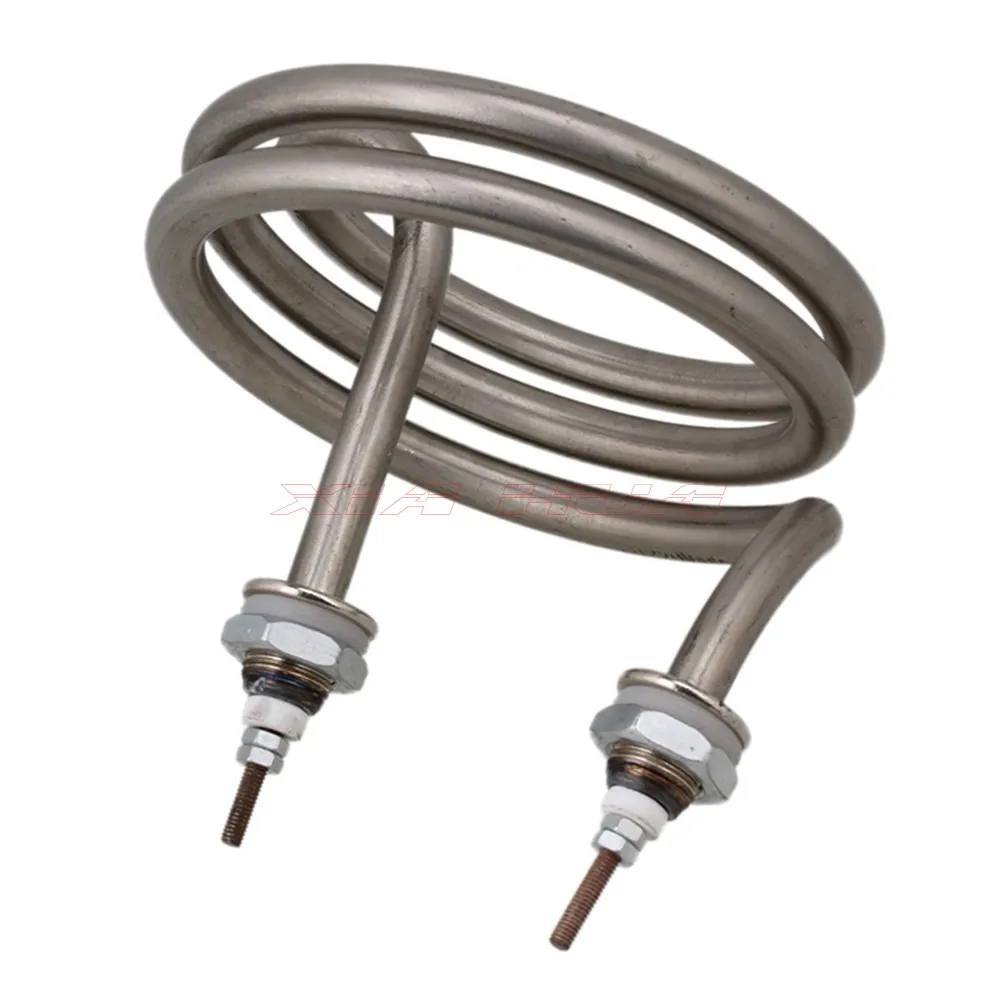 Primavera tipo Tubo de Aquecimento de Aço Tubo de Aquecimento Tubo de Calor Elemento Elétrico Hélice Booster Inoxidável Ac220v 4500w Renovação da Casa