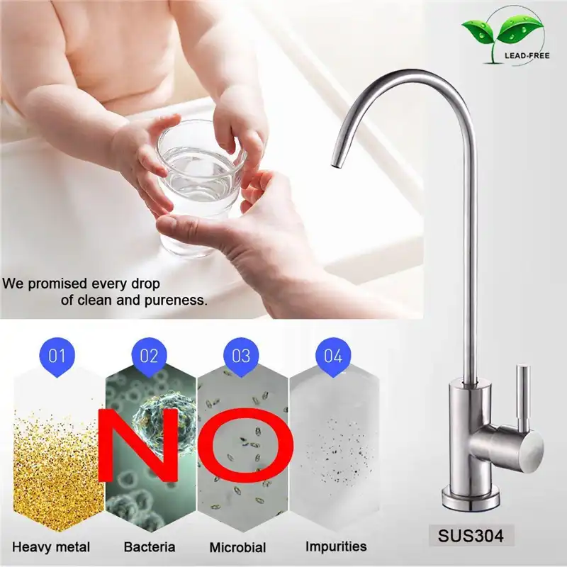 Shmiao Kitchen Sink Drinking Water Faucet Commercial Water