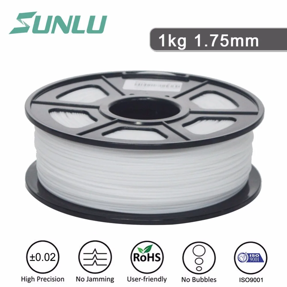 

PLA SUNLU 3D Printer PLA Filaments 1.75mm Grey Color 1KG 2.2LBS Spool Dimensional Accuracy +/- 0.02mm PLA Grey Filament