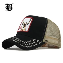 [FLB] Бейсбол Кепки для Для мужчин Для женщин летние сетчатые вышивка Buck Trucker Мужская бейсболка хип-хоп шляпа Повседневное хлопок Кепка с якорем F193