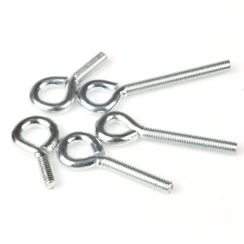 10 шт. M6 * 15/20/30/40/50 мм оцинкованный железный Самонарезающий болт с кольцом крючок