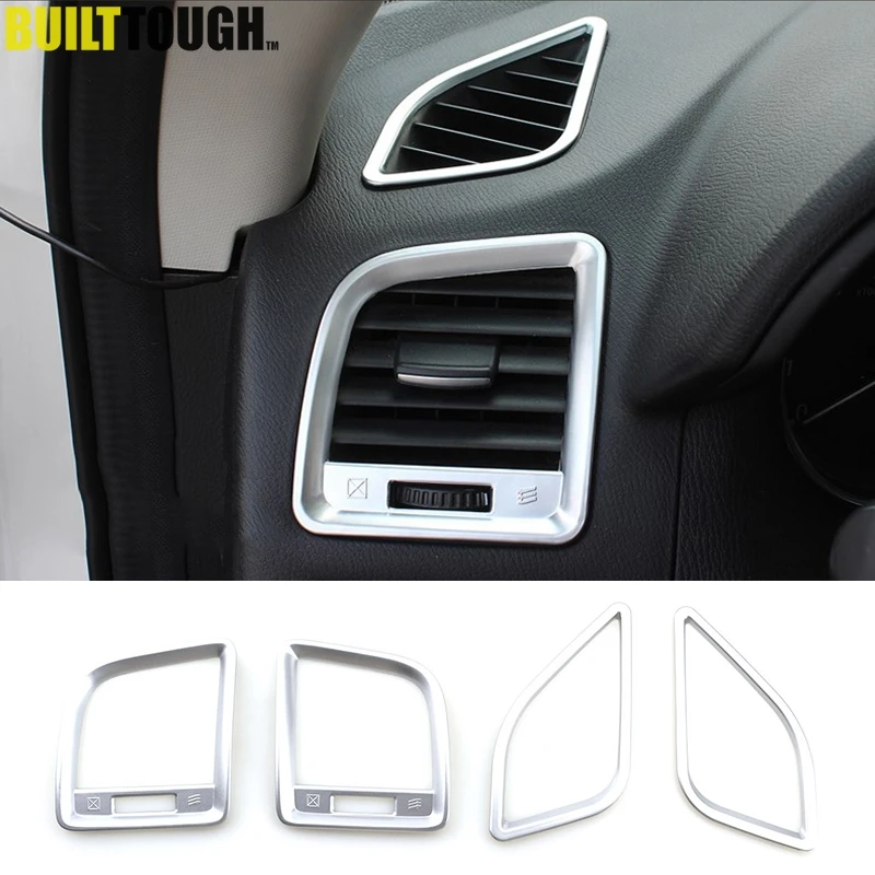 4Pcs Chrome Interior AC Air Vent Outlet Trim Cover Front Mazda CX-5 CX5 2013 14 4Pcs Chrome Interior AC Air Vent Outlet Trim Cover Front Mazda CX-5 CX5 2013 14