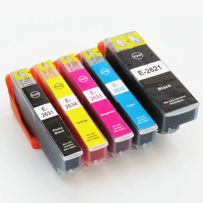 

26 XL T2621 Ink Cartridge For Epson Expression Premium XP-510 XP-610 XP-615 XP-710 XP-720 XP810 XP-820 XP510 XP625 XP610 Printer