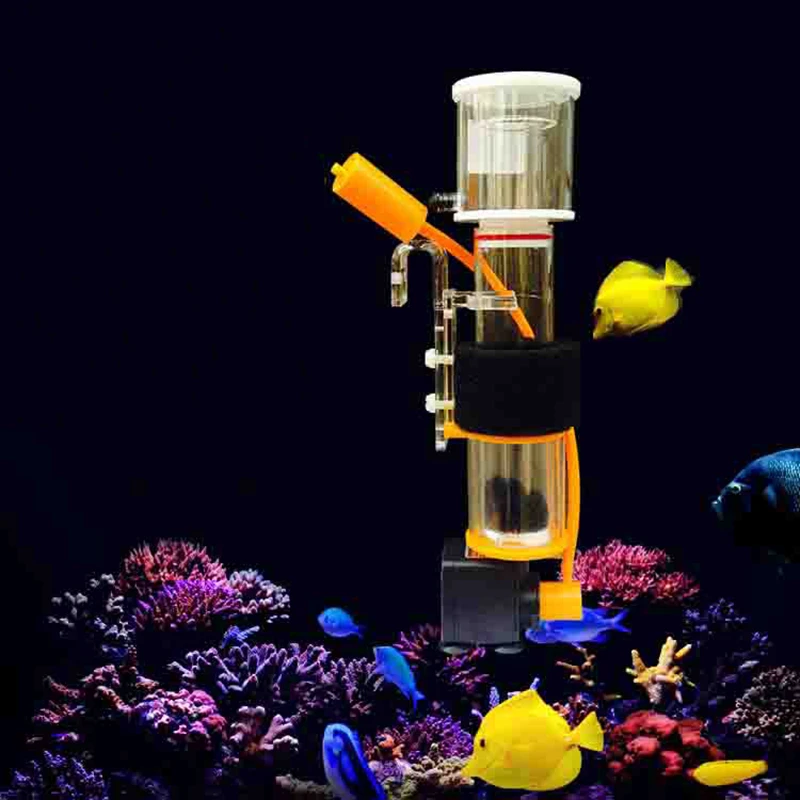 

nano marine aquarium protein skimmer needle brush pump driven suits 30-150 liters fish tank