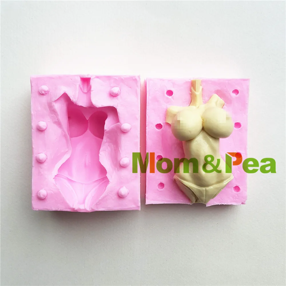 Mom & Pea MPA1657 женская форма для тела силиконовая украшения торта помадка 3D пищевая