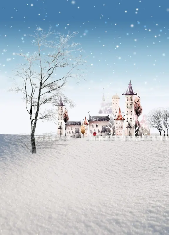 

2X3m  thin vinyl photography  backgrounds Computer Printed Snow house  Photography backdrops for Photo studio CM-2789
