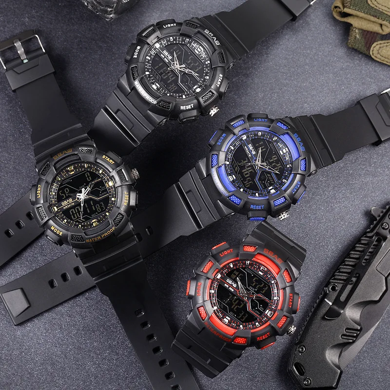 

Men's Watch Sports Watch Outdoor Sports Waterproof, Shock-proof, Drop-proof and Frost-proof Multifunctional Electronic Watch