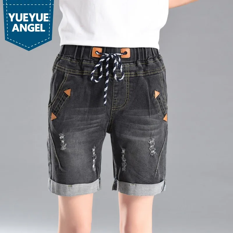 Summer Women Plus Size 5XL Shorts Korean Fashion Office