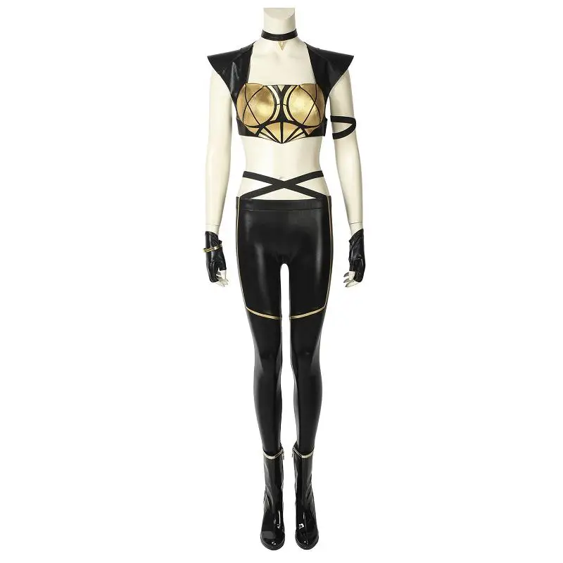 

Game LOL Costume KDA Kaisa Cosplay Leather Uniform League of Legends Daughter of the Void Sexy Fancy Outfit Halloween Women Suit