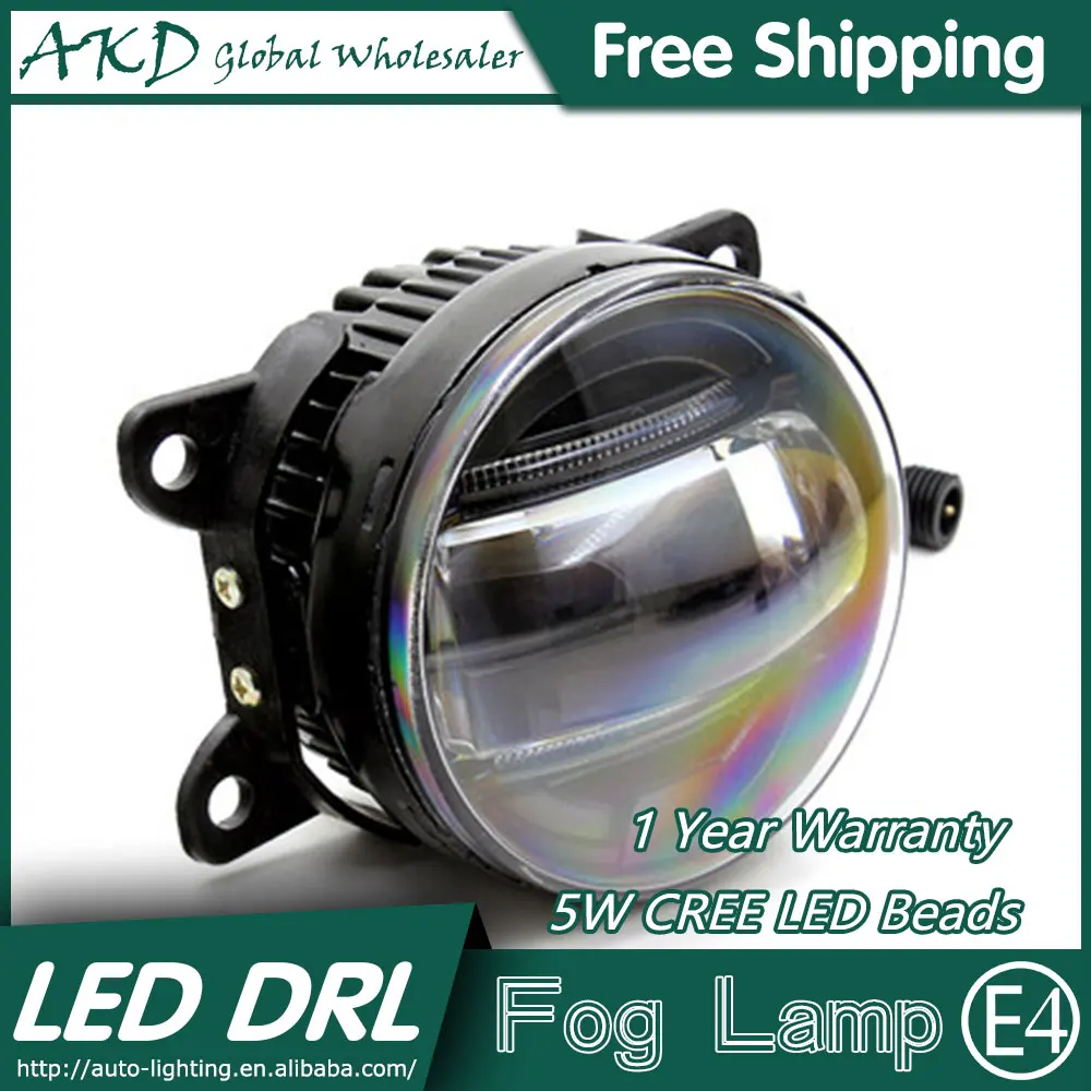 

AKD Car Styling LED Fog Lamp for Peugeot 3008 2012-2015 DRL LED Daytime Running Light Fog Light Parking Signal Accessories