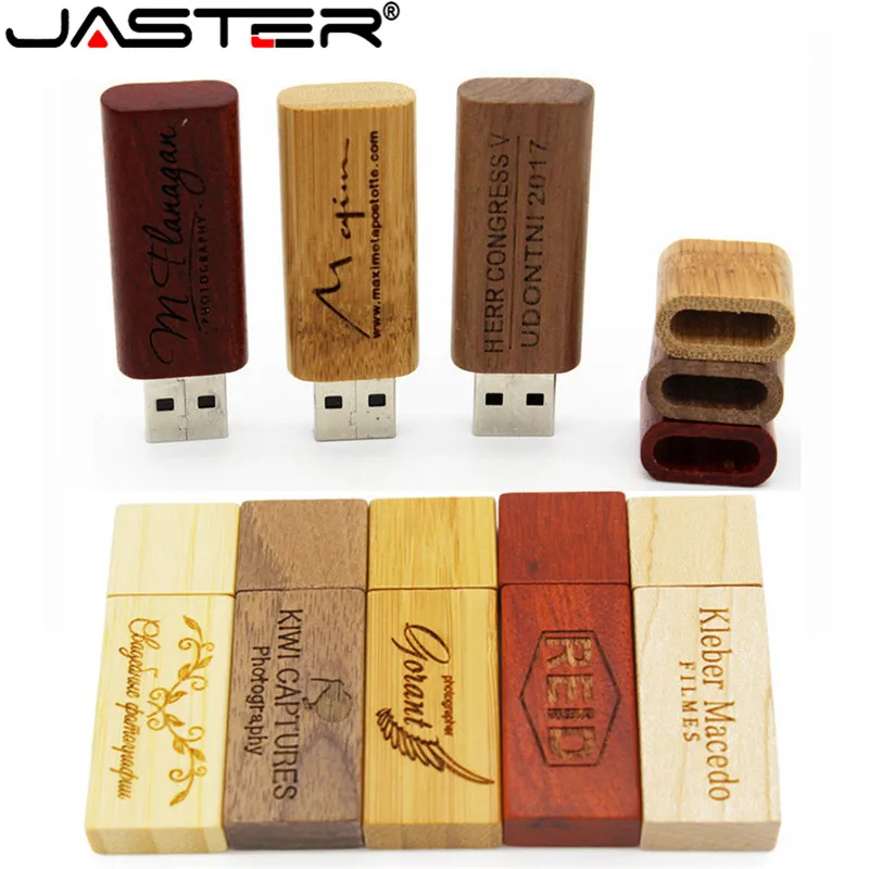 JASTER (10 шт бесплатный логотип) деревянная флеш карта бамбуковые деревянные usb