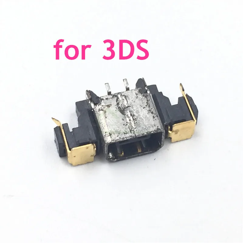2pcs For Nintendo 3DS / 3DS XL LL Original Used Power Jack Socket Dock