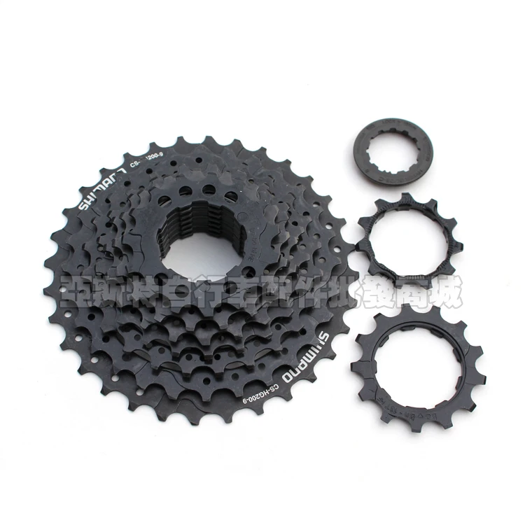 SHIMANO CS-HG200-9 MTB Mountain Bike Bicycle 9 Speed Cassette Freewheel Black