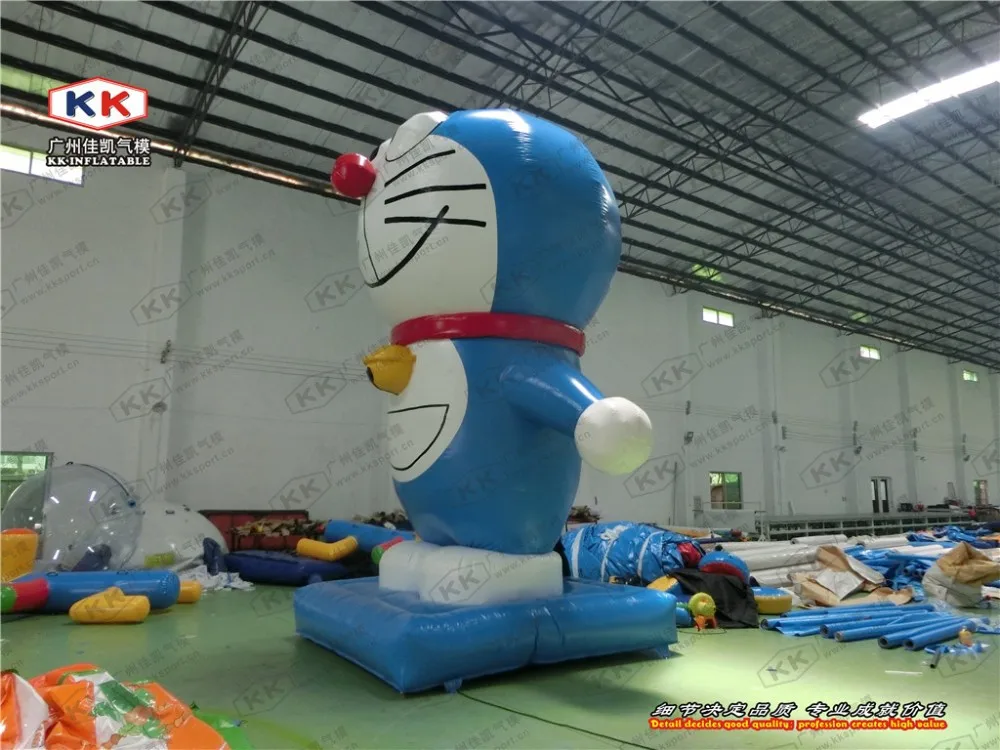 Индивидуальные популярного японского мультфильма 4 м гигантские надувные Doraemon мультипликационный персонаж для рекламы
