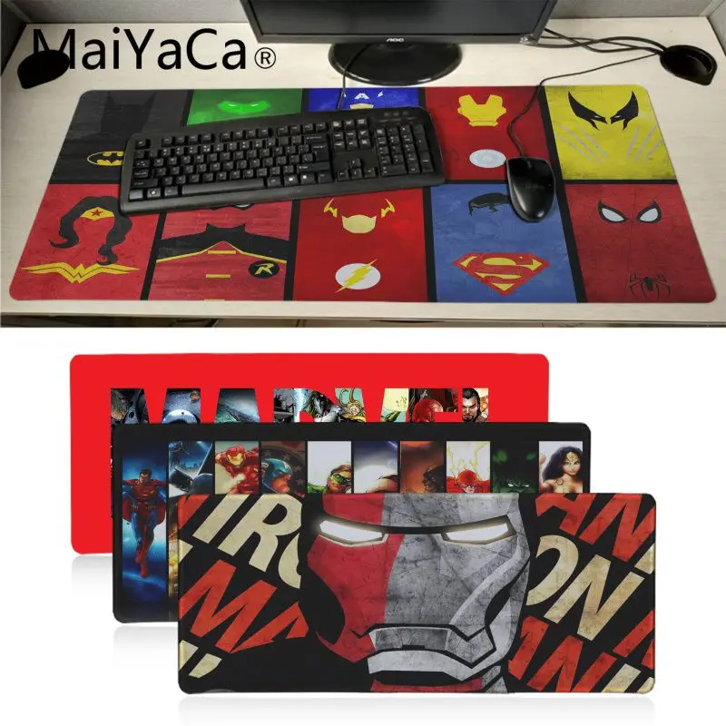 

MaiYaCa High Quality Marvel Comics High Speed New Mousepad Large Gaming Mouse Pad Anti-slip Perfect Locking PC Computer desk mat