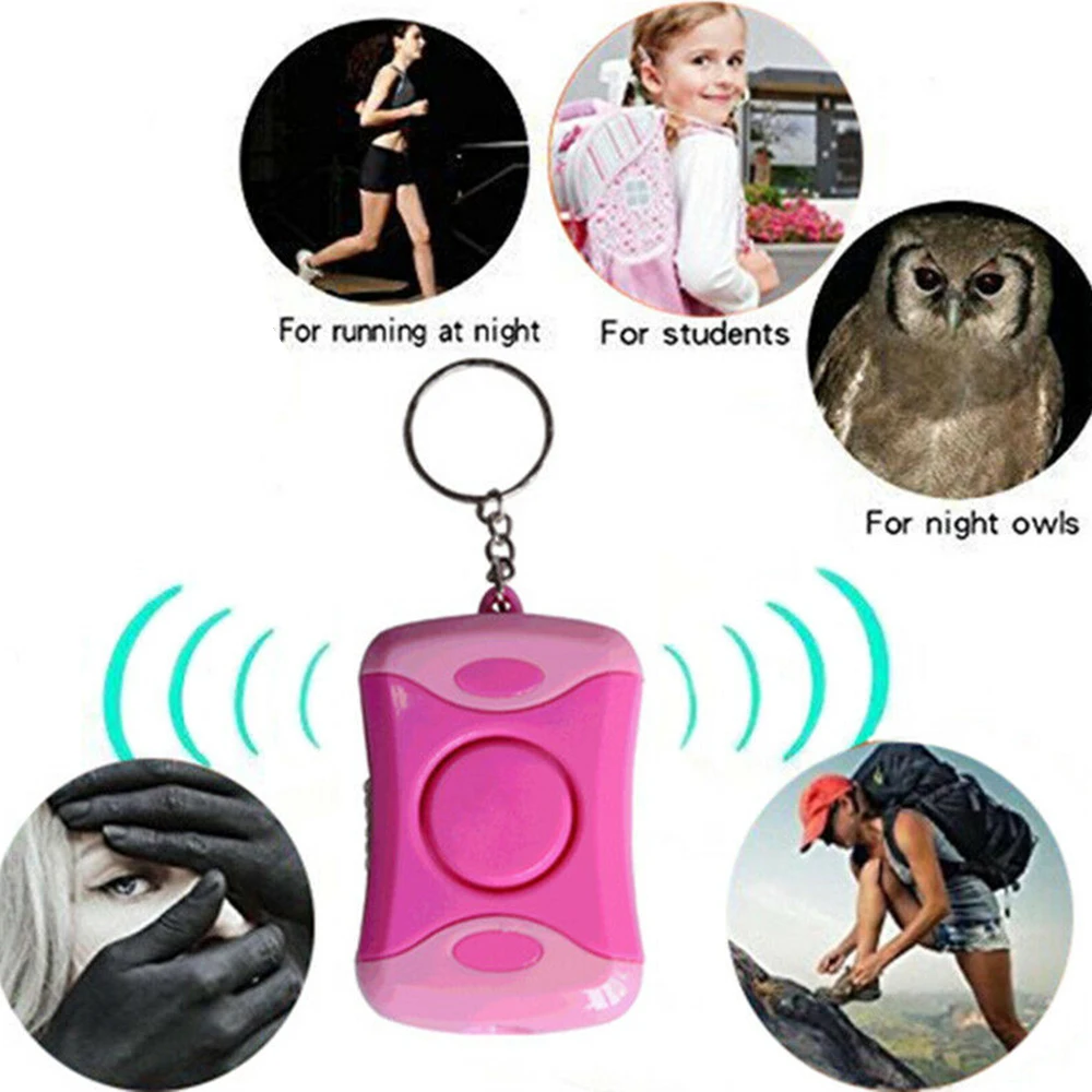 

Personal Safety Alarm Emergency Self Defense Anti-Attack mujer defense Alarm with illumination for women childs