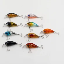 Buy 4.5cm 4g Transparent Plastic Fishing Lures Minow Crankbaits 3D Fish Eye Artificial Lure Bait from China Factory CB005