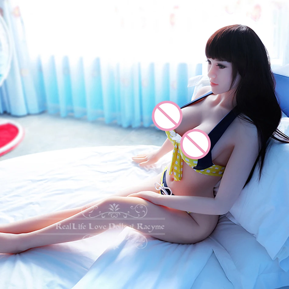 Silicone font b Sex b font font b Doll b font 158cm Big Boobs Ass Vagina