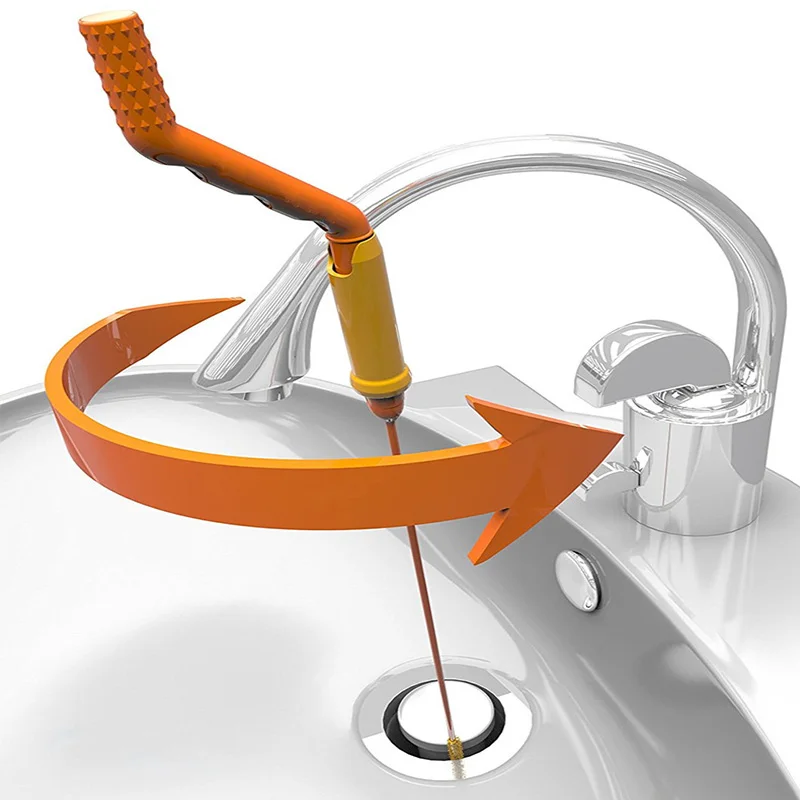 2018 Drain Weasel Hair Anti clog Tool Starter Kit Flexible Drain Snake Clog Wand Perfect for