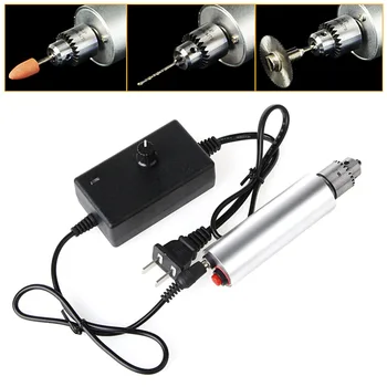 

DC 3V-24V Mini Electric Hand Drill Rotary Tool DIY 385 Motor w/ 24V Power Supply