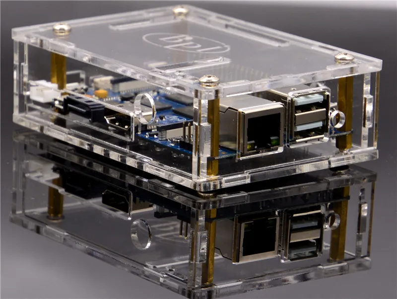 Banana Pi BPI-M1+ Board good quality Acrylic Clear Case/Box