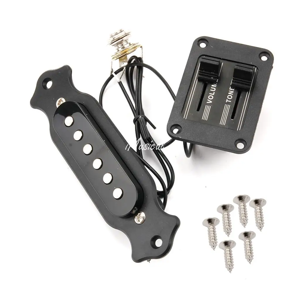 Free Shipping Acoustic Guitar Pickup Clip on Pick up Sound Hole