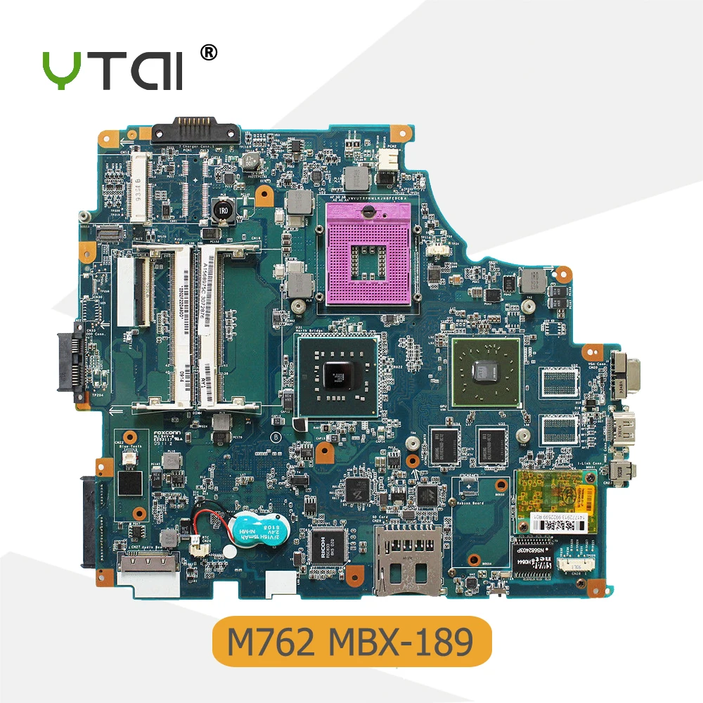 

YTAI A1568975C For Sony VAIO M762 MBX-189 laptop motherboard A1568975C 1P-0089J01-8010 PM45 DDR3 REV1.0 mainboard fully tested