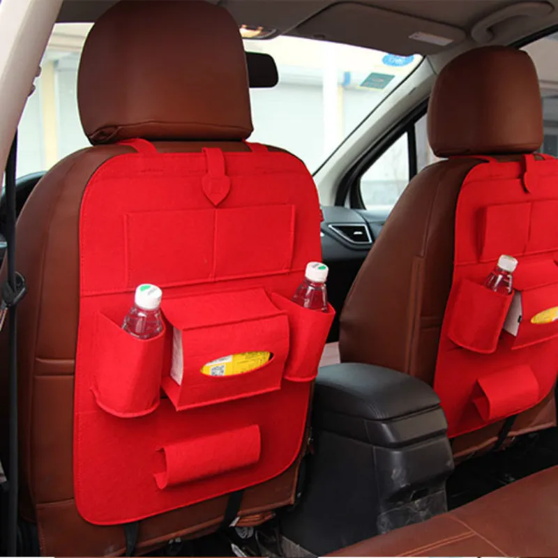 

Multifunctional Car Seat Felt Storage Bag on-board Pocket Car Chair Back Hanging Bag